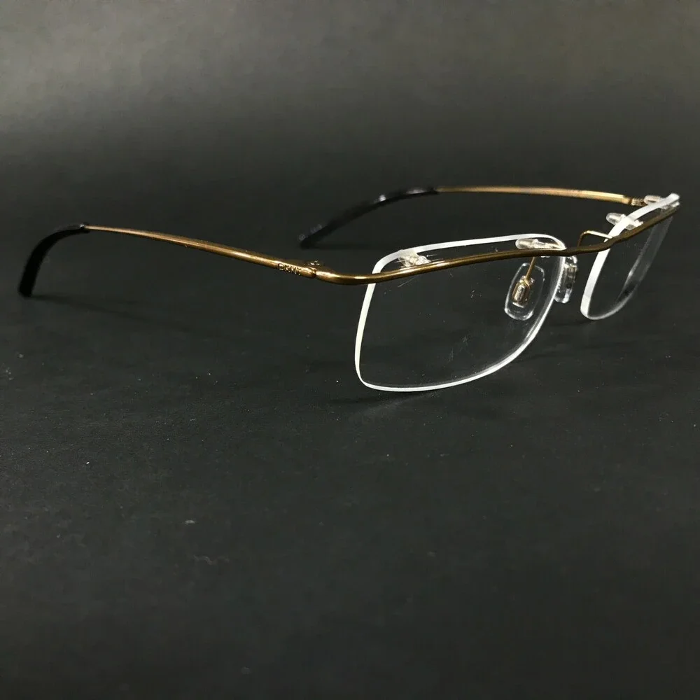 DKNY Eyeglasses Frames 6238 238 Brown Bronze Rectangular Rimless 52-19-135